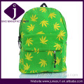 Yellow Leaves Backpacks Green Sport Travel Canvas Backpack Bag College Computer Backpack Bp019